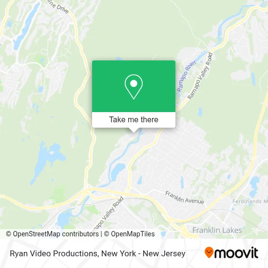Ryan Video Productions map