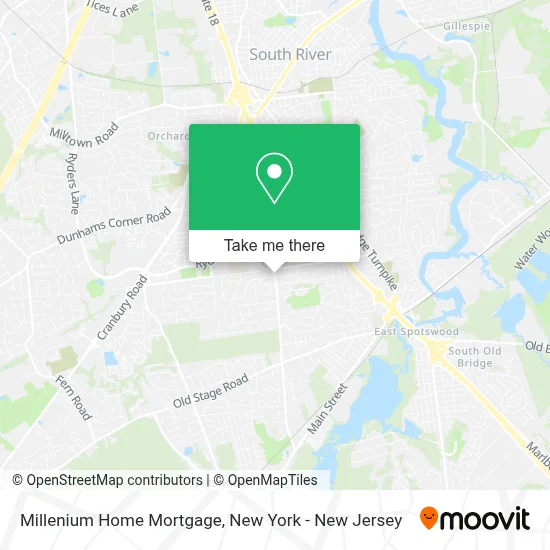 Millenium Home Mortgage map