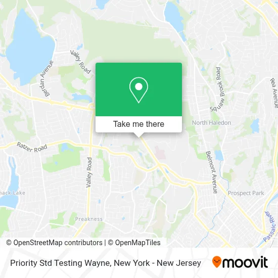 Priority Std Testing Wayne map