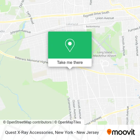 Quest X-Ray Accessories map