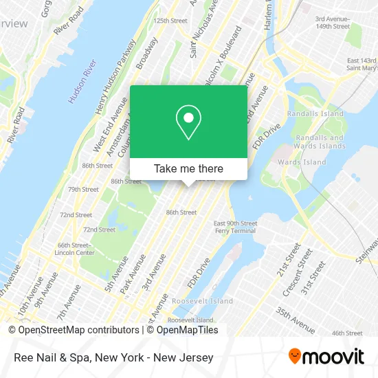 Ree Nail & Spa map