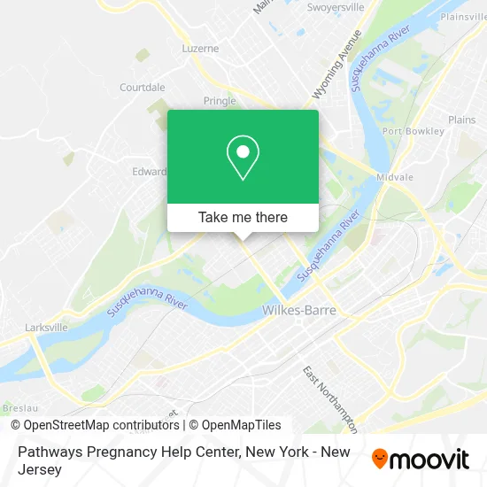 Pathways Pregnancy Help Center map