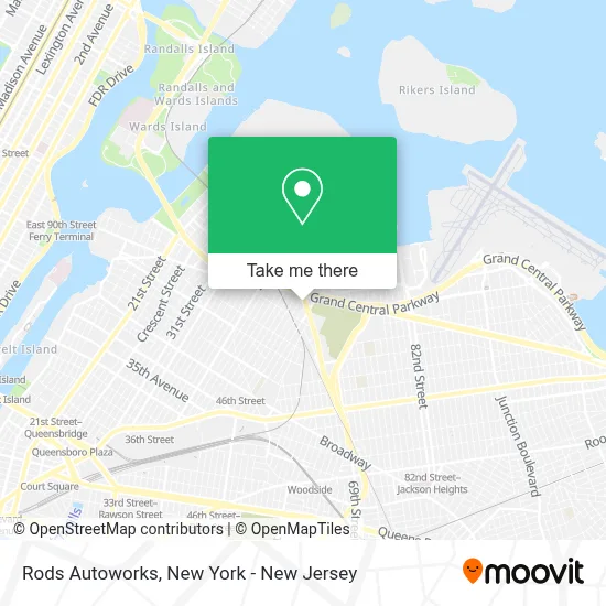 Rods Autoworks map