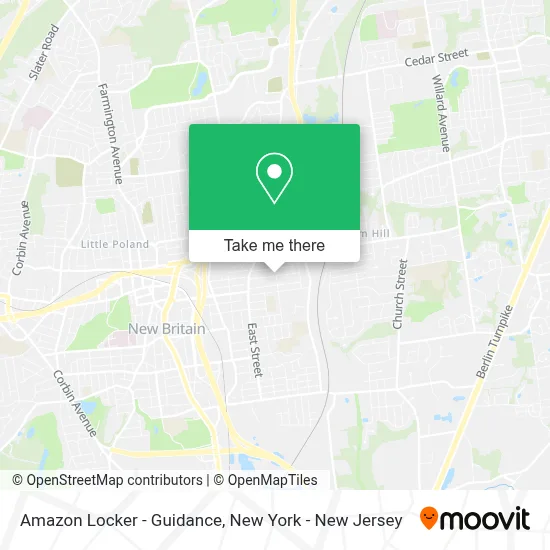 Amazon Locker - Guidance map