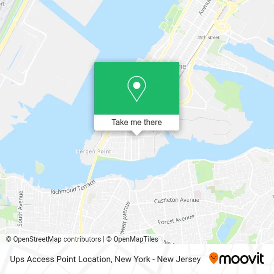 Ups Access Point Location map
