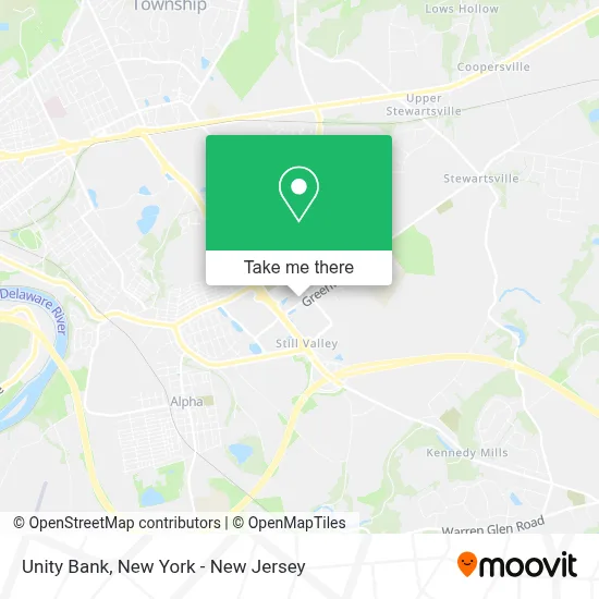 Unity Bank map