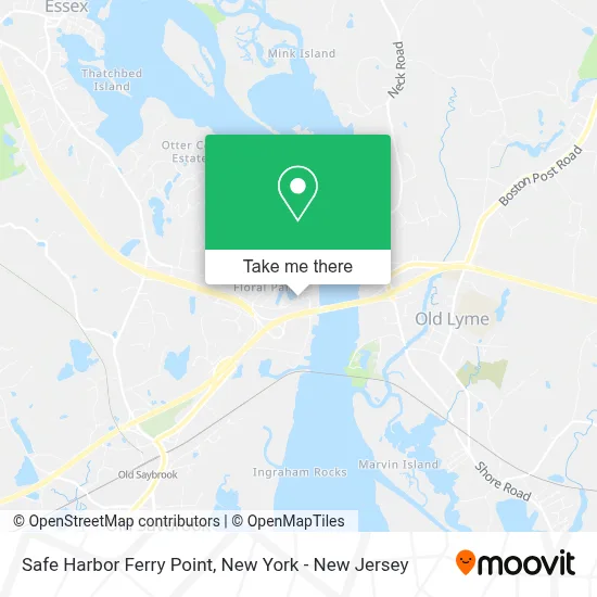 Safe Harbor Ferry Point map