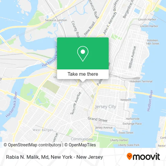 Rabia N. Malik, Md map