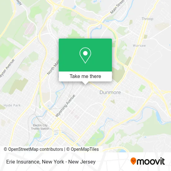 Erie Insurance map