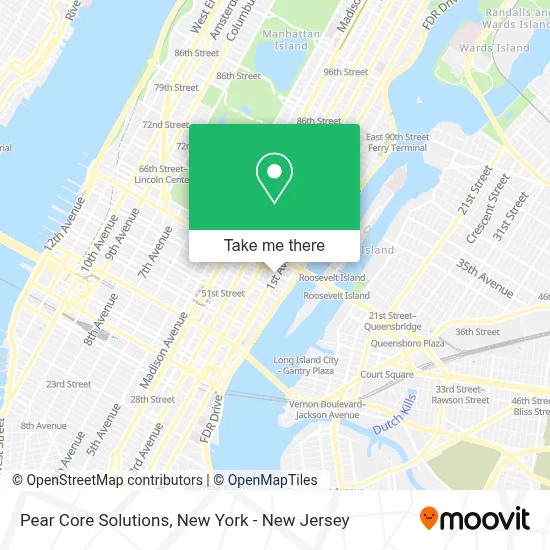 Pear Core Solutions map