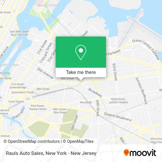 Rauls Auto Sales map