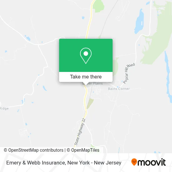 Emery & Webb Insurance map
