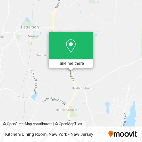 Kitchen/Dining Room map