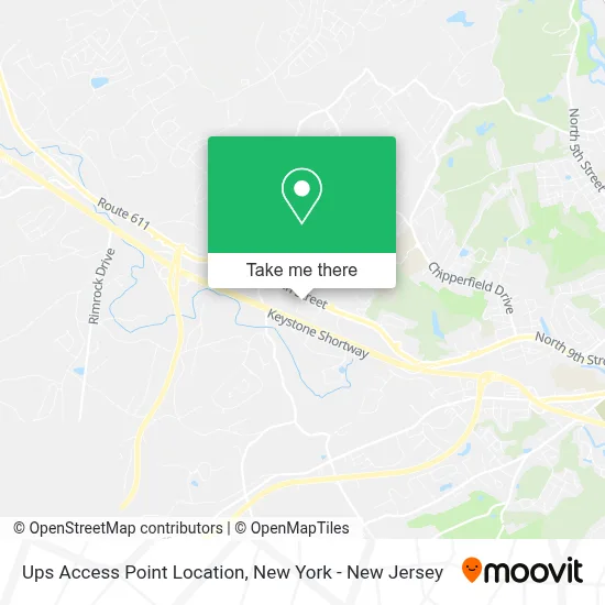 Ups Access Point Location map