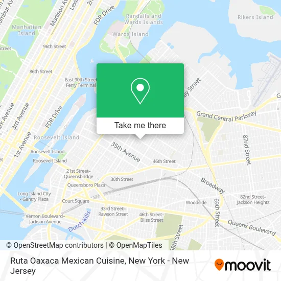 Ruta Oaxaca Mexican Cuisine map