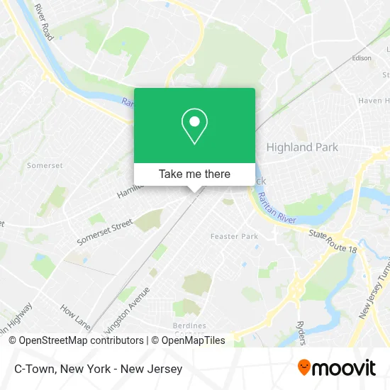 C-Town map