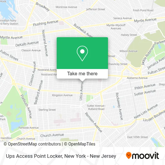 Ups Access Point Locker map