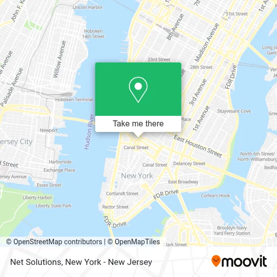 Net Solutions map