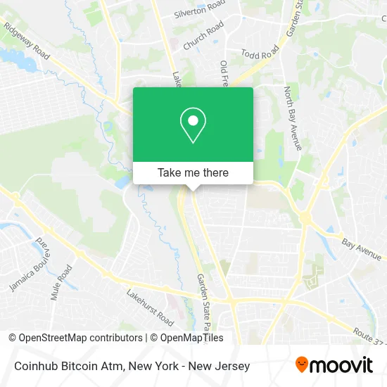 Coinhub Bitcoin Atm map