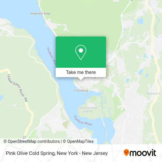 Pink Olive Cold Spring map
