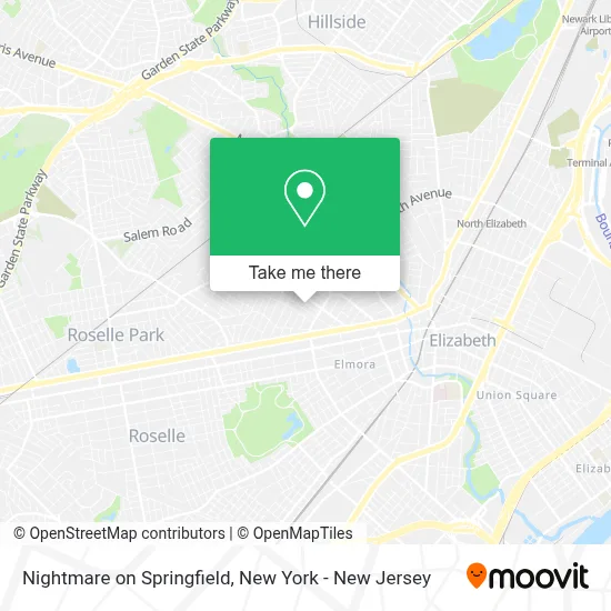 Nightmare on Springfield map