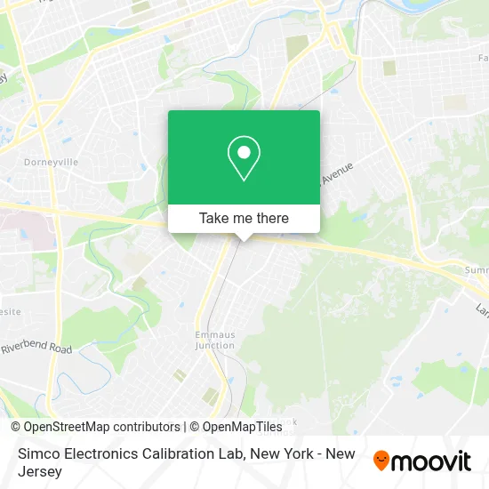 Simco Electronics Calibration Lab map