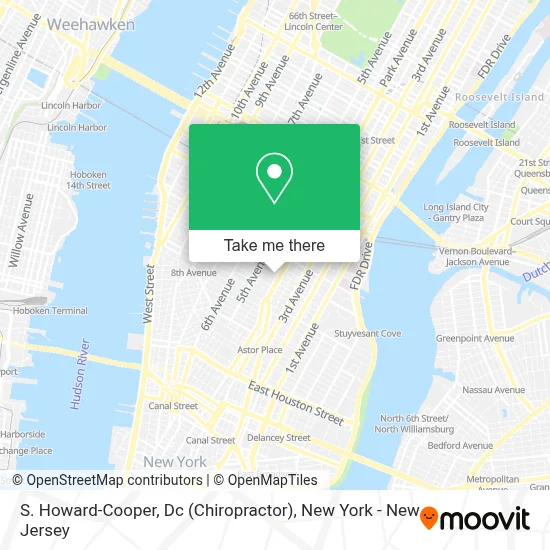 S. Howard-Cooper, Dc (Chiropractor) map