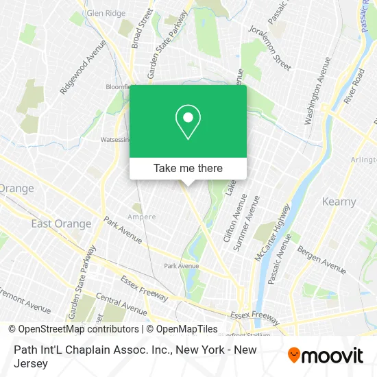 Path Int'L Chaplain Assoc.  Inc. map
