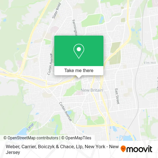 Weber, Carrier, Boiczyk & Chace, Llp map