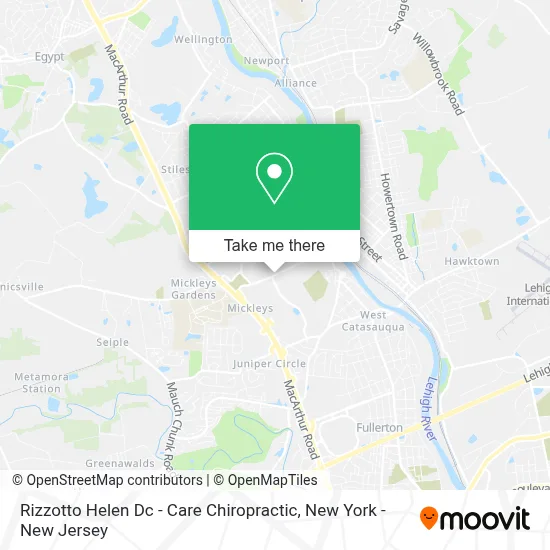 Rizzotto Helen Dc - Care Chiropractic map