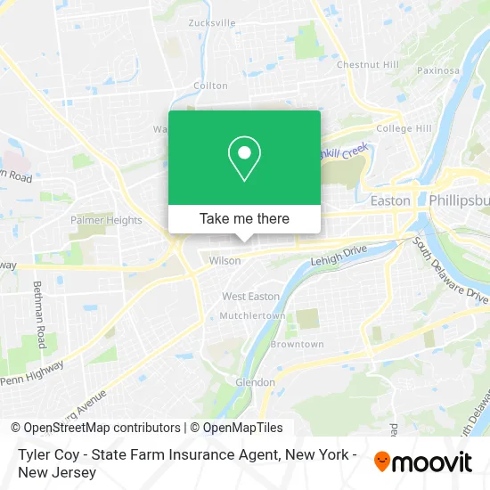 Tyler Coy - State Farm Insurance Agent map