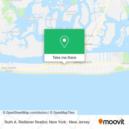 Ruth A. Redlener Realtor map