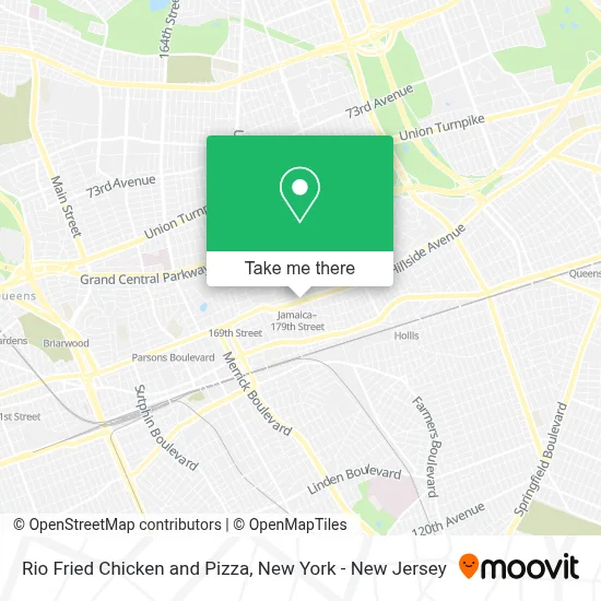 Rio Fried Chicken and Pizza map