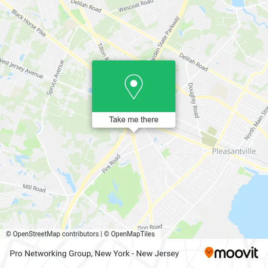 Pro Networking Group map