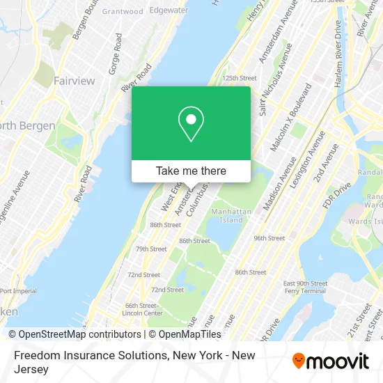 Freedom Insurance Solutions map