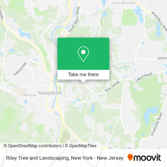 Riley Tree and Landscaping map