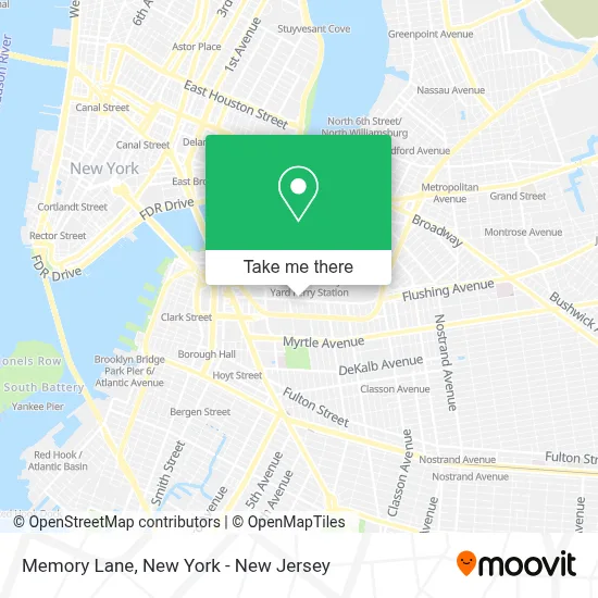 Memory Lane map