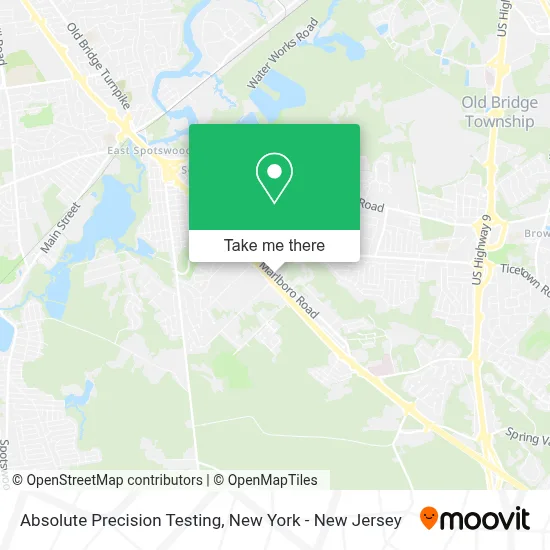 Absolute Precision Testing map