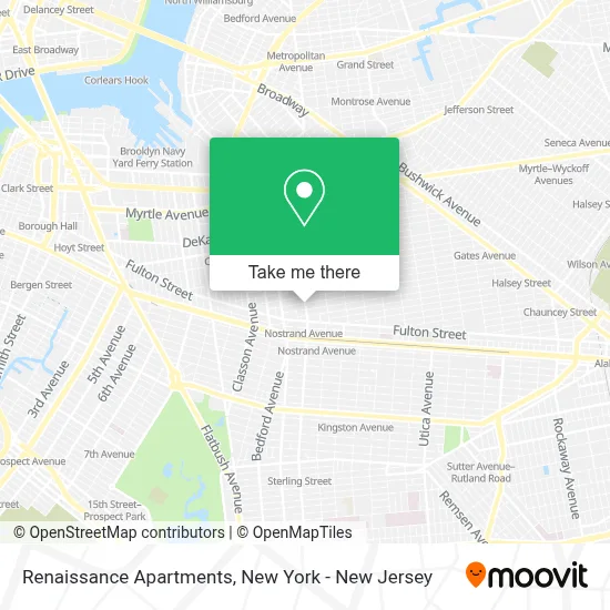 Renaissance Apartments map