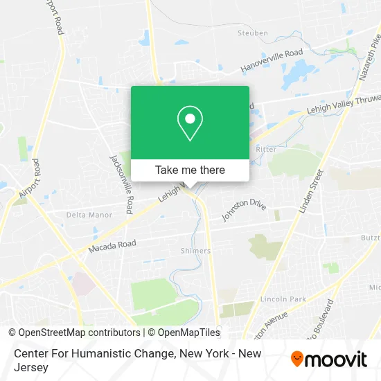 Center For Humanistic Change map
