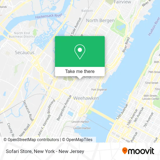Sofari Store map