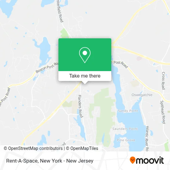 Rent-A-Space map