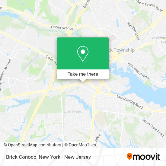 Brick Conoco map