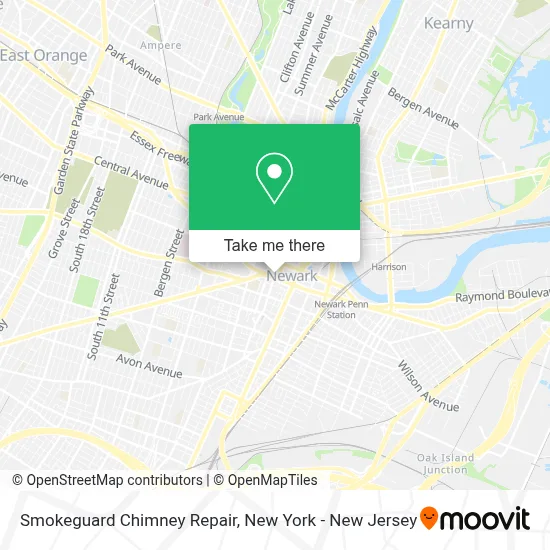 Smokeguard Chimney Repair map