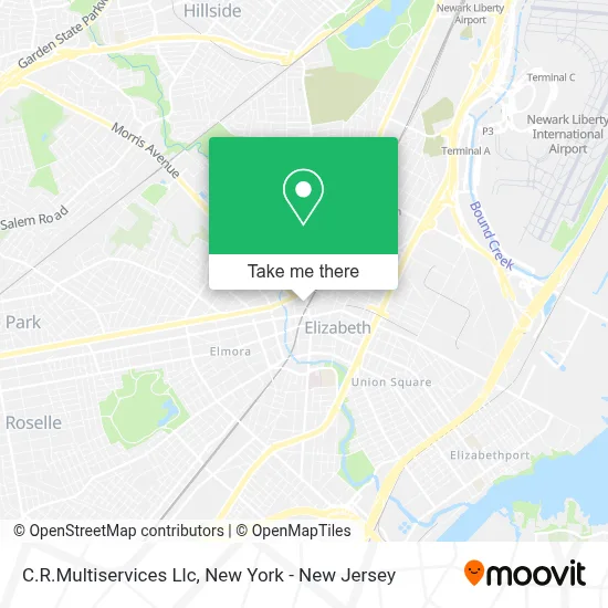 C.R.Multiservices Llc map