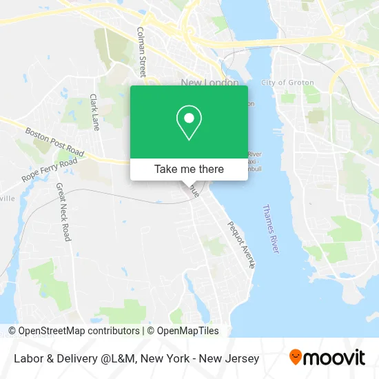 Labor & Delivery @L&M map
