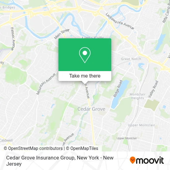 Cedar Grove Insurance Group map
