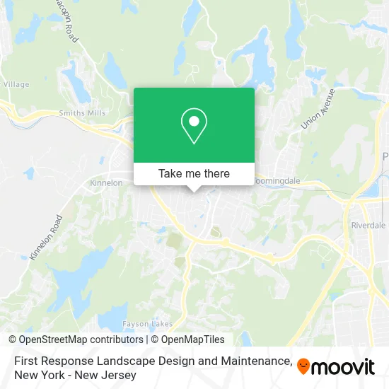 First Response Landscape Design and Maintenance map