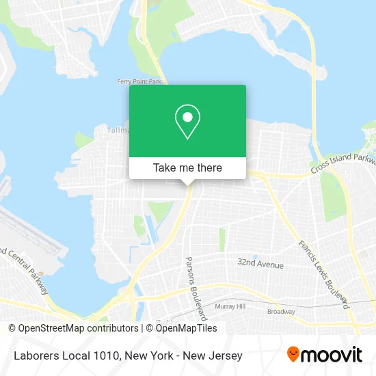 Laborers Local 1010 map