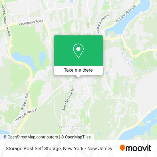 Storage Post Self Storage map